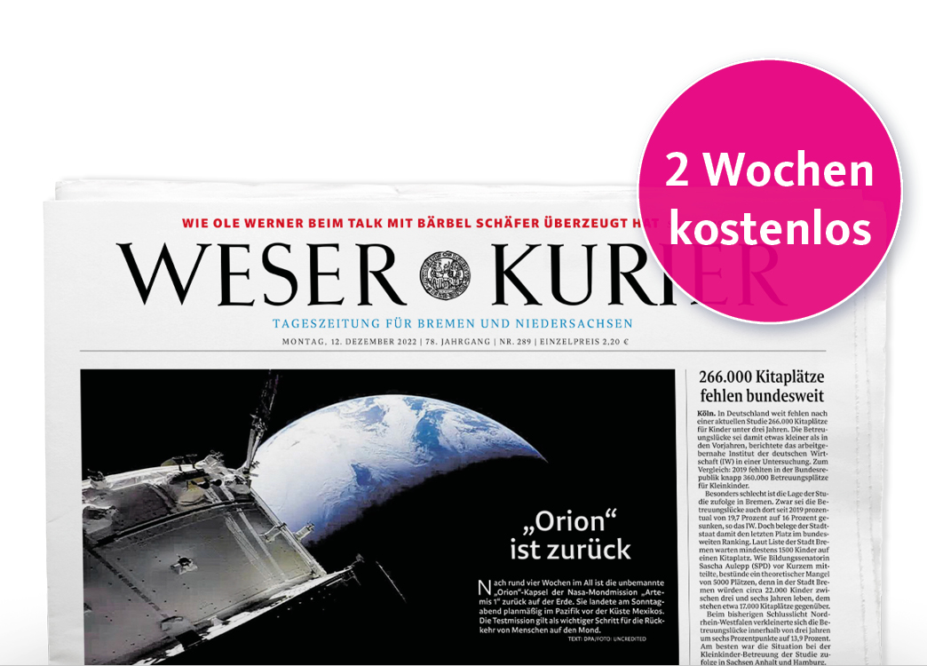 Gedruckte Zeitung Leseprobe