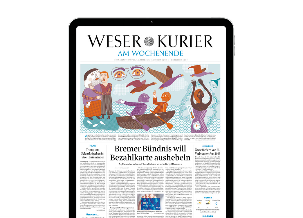 Produktbild für das Angebot 'Die digitale Zeitung 12 Monate zum Vorteilspreis'