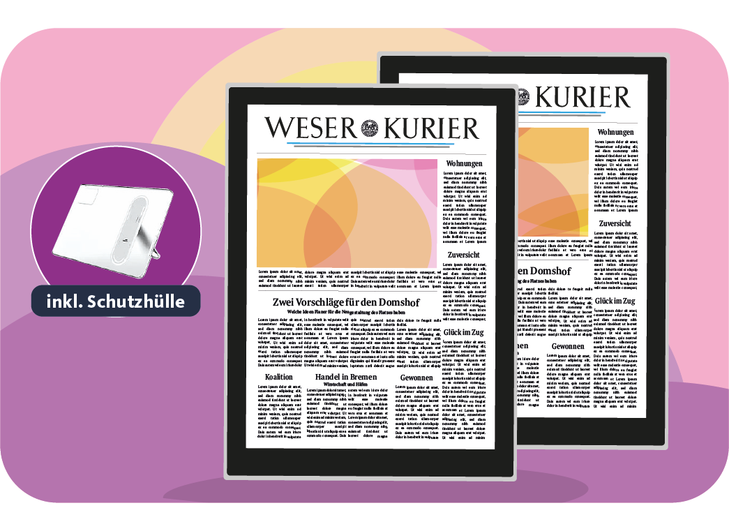 Produktbild für das Angebot 'E-Paper mit zwei Lenovo Idea '