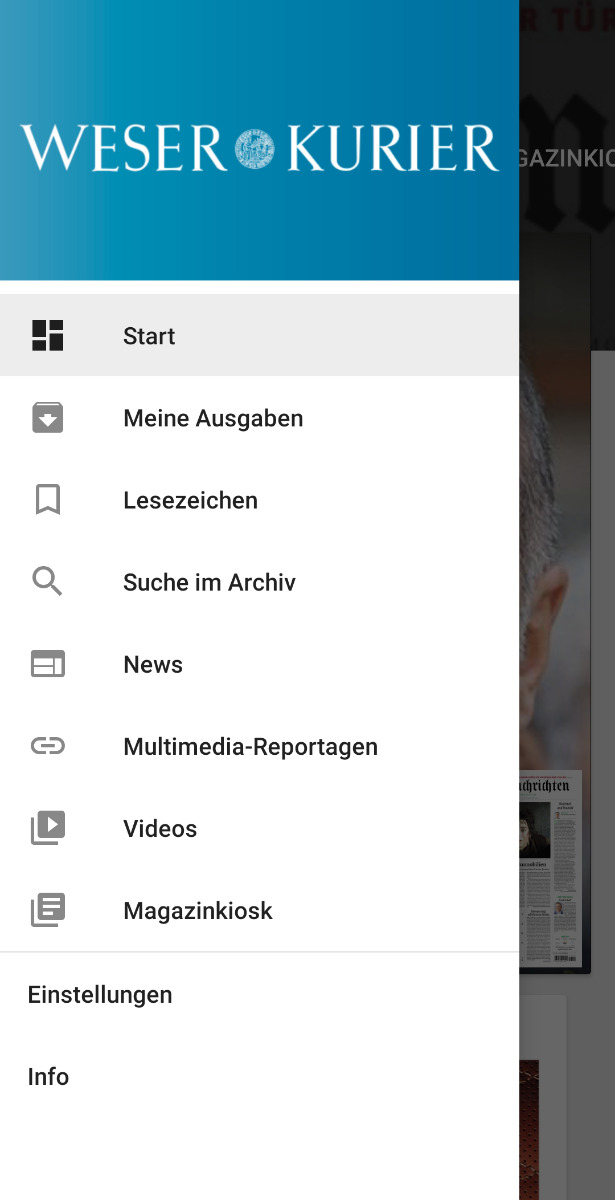 E-Paper App Android weitere Funktionen E-Paper App Android weitere Funktionen